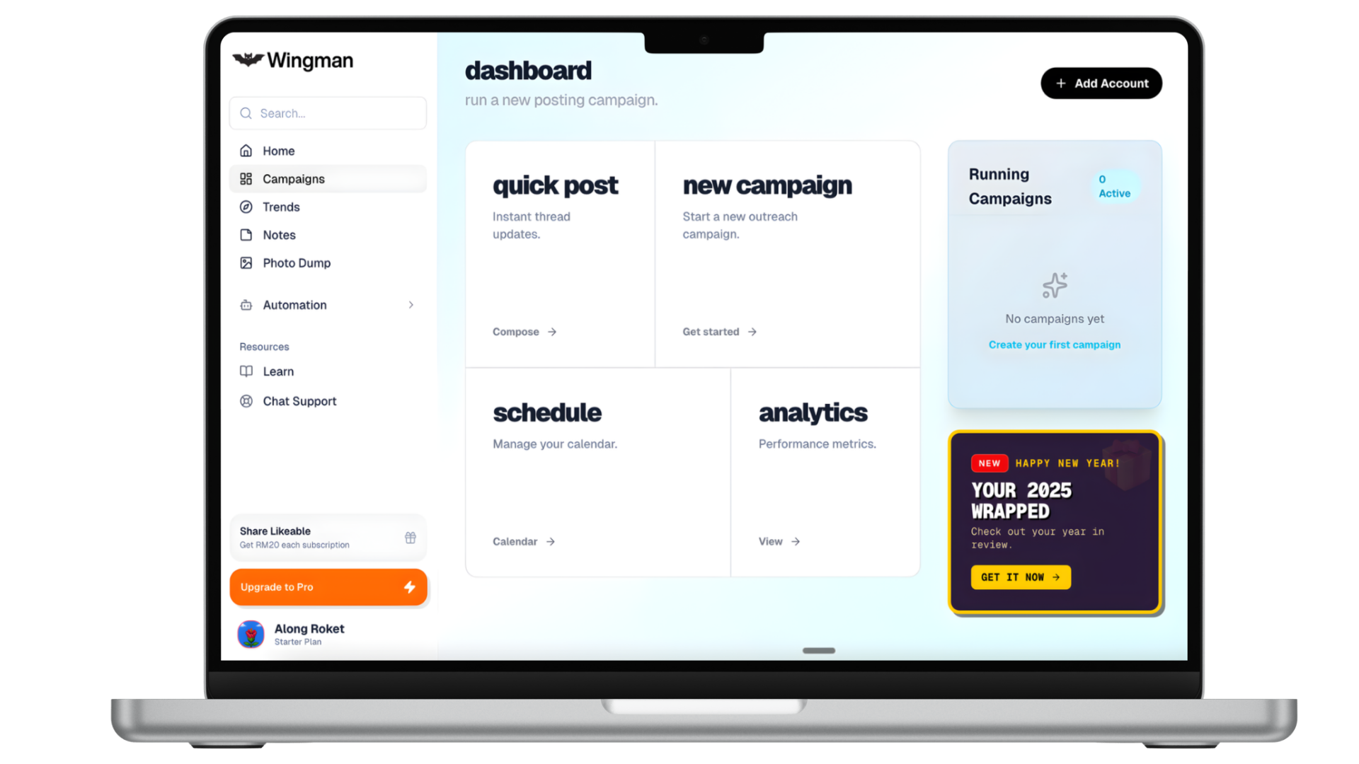 Threds App Interface